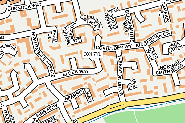 OX4 7YU map - OS OpenMap – Local (Ordnance Survey) OX4 7YU map - OS OpenMap – Local (Ordnance Survey)