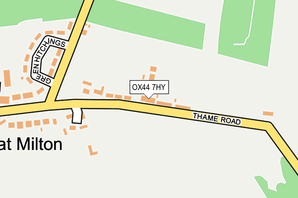 OX44 7HY map - OS OpenMap – Local (Ordnance Survey) OX44 7HY map - OS OpenMap – Local (Ordnance Survey)