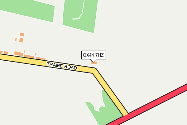 OX44 7HZ map - OS OpenMap – Local (Ordnance Survey) OX44 7HZ map - OS OpenMap – Local (Ordnance Survey)