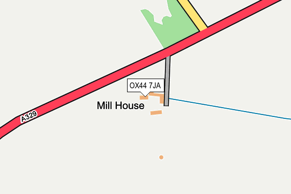 OX44 7JA map - OS OpenMap – Local (Ordnance Survey) OX44 7JA map - OS OpenMap – Local (Ordnance Survey)
