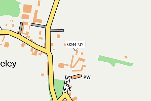 OX44 7JY map - OS OpenMap – Local (Ordnance Survey) OX44 7JY map - OS OpenMap – Local (Ordnance Survey)