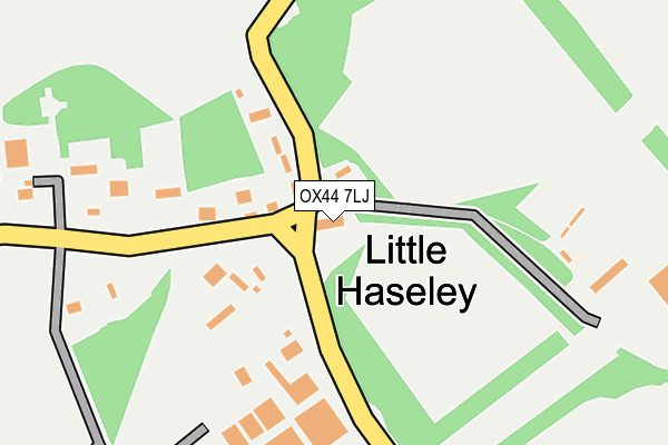 OX44 7LJ map - OS OpenMap – Local (Ordnance Survey) OX44 7LJ map - OS OpenMap – Local (Ordnance Survey)