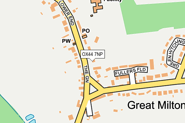 OX44 7NP map - OS OpenMap – Local (Ordnance Survey) OX44 7NP map - OS OpenMap – Local (Ordnance Survey)