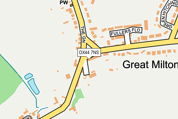 OX44 7NS map - OS OpenMap – Local (Ordnance Survey) OX44 7NS map - OS OpenMap – Local (Ordnance Survey)