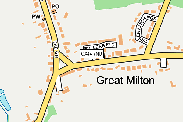 OX44 7NU map - OS OpenMap – Local (Ordnance Survey) OX44 7NU map - OS OpenMap – Local (Ordnance Survey)