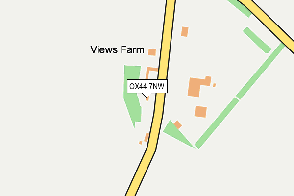 OX44 7NW map - OS OpenMap – Local (Ordnance Survey) OX44 7NW map - OS OpenMap – Local (Ordnance Survey)