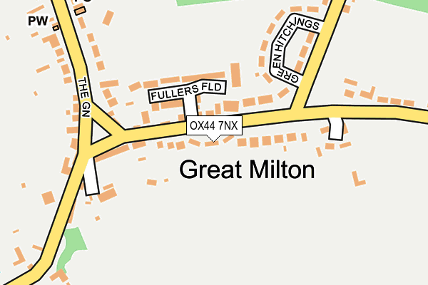 OX44 7NX map - OS OpenMap – Local (Ordnance Survey) OX44 7NX map - OS OpenMap – Local (Ordnance Survey)
