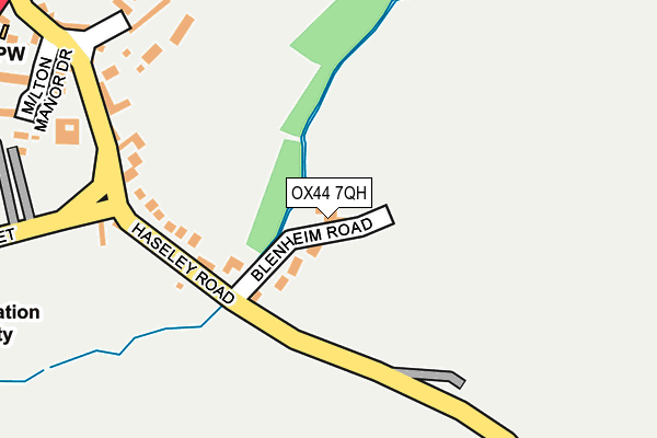 OX44 7QH map - OS OpenMap – Local (Ordnance Survey) OX44 7QH map - OS OpenMap – Local (Ordnance Survey)