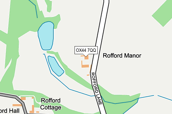 OX44 7QQ map - OS OpenMap – Local (Ordnance Survey) OX44 7QQ map - OS OpenMap – Local (Ordnance Survey)