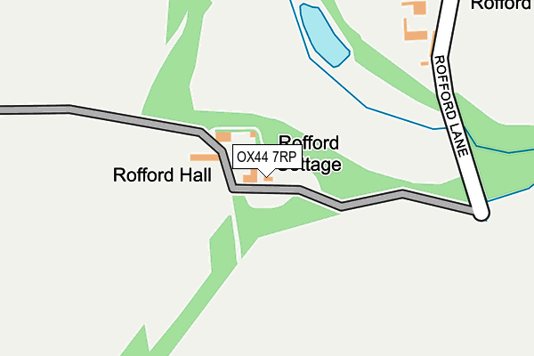 OX44 7RP map - OS OpenMap – Local (Ordnance Survey) OX44 7RP map - OS OpenMap – Local (Ordnance Survey)