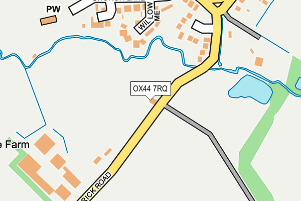 OX44 7RQ map - OS OpenMap – Local (Ordnance Survey) OX44 7RQ map - OS OpenMap – Local (Ordnance Survey)