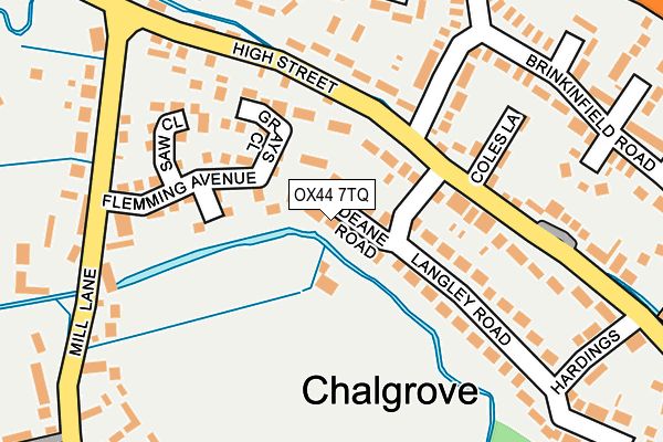OX44 7TQ map - OS OpenMap – Local (Ordnance Survey) OX44 7TQ map - OS OpenMap – Local (Ordnance Survey)