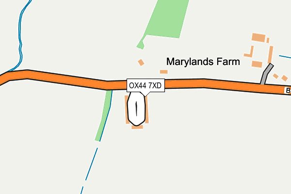 OX44 7XD map - OS OpenMap – Local (Ordnance Survey) OX44 7XD map - OS OpenMap – Local (Ordnance Survey)
