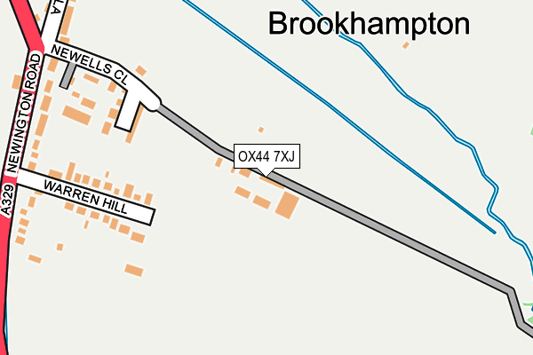 OX44 7XJ map - OS OpenMap – Local (Ordnance Survey) OX44 7XJ map - OS OpenMap – Local (Ordnance Survey)