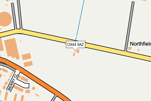 OX44 9AZ map - OS OpenMap – Local (Ordnance Survey) OX44 9AZ map - OS OpenMap – Local (Ordnance Survey)