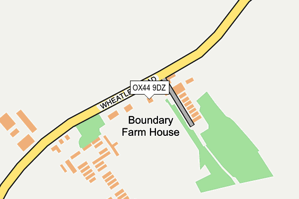 OX44 9DZ map - OS OpenMap – Local (Ordnance Survey) OX44 9DZ map - OS OpenMap – Local (Ordnance Survey)