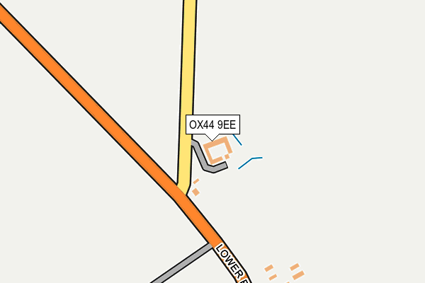 OX44 9EE map - OS OpenMap – Local (Ordnance Survey) OX44 9EE map - OS OpenMap – Local (Ordnance Survey)
