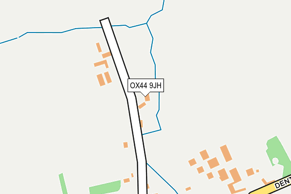 OX44 9JH map - OS OpenMap – Local (Ordnance Survey) OX44 9JH map - OS OpenMap – Local (Ordnance Survey)