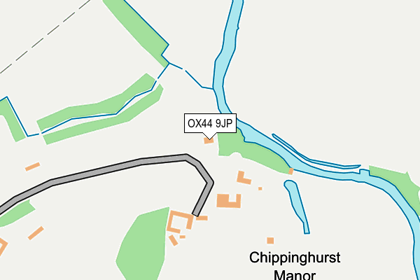 OX44 9JP map - OS OpenMap – Local (Ordnance Survey) OX44 9JP map - OS OpenMap – Local (Ordnance Survey)