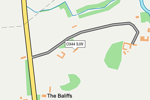 OX44 9JW map - OS OpenMap – Local (Ordnance Survey) OX44 9JW map - OS OpenMap – Local (Ordnance Survey)
