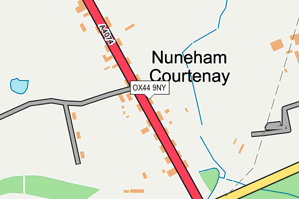 OX44 9NY map - OS OpenMap – Local (Ordnance Survey) OX44 9NY map - OS OpenMap – Local (Ordnance Survey)