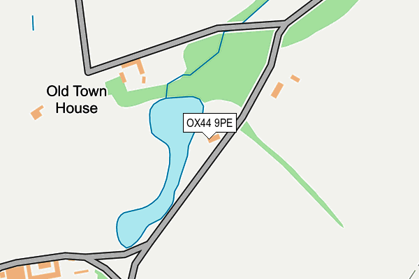 OX44 9PE map - OS OpenMap – Local (Ordnance Survey) OX44 9PE map - OS OpenMap – Local (Ordnance Survey)