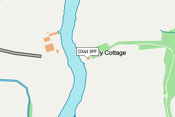 OX44 9PF map - OS OpenMap – Local (Ordnance Survey) OX44 9PF map - OS OpenMap – Local (Ordnance Survey)