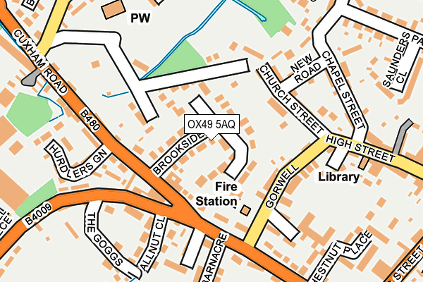 OX49 5AQ map - OS OpenMap – Local (Ordnance Survey) OX49 5AQ map - OS OpenMap – Local (Ordnance Survey)