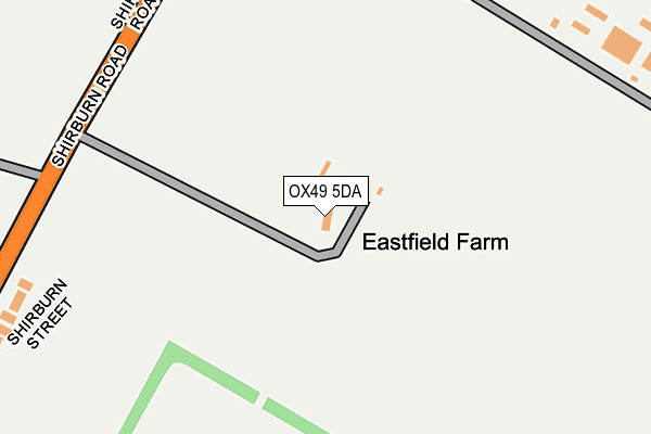 OX49 5DA map - OS OpenMap – Local (Ordnance Survey) OX49 5DA map - OS OpenMap – Local (Ordnance Survey)