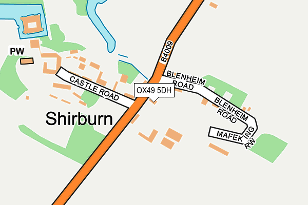 OX49 5DH map - OS OpenMap – Local (Ordnance Survey) OX49 5DH map - OS OpenMap – Local (Ordnance Survey)