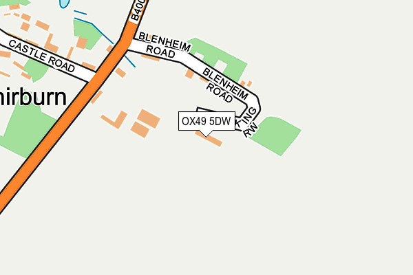 OX49 5DW map - OS OpenMap – Local (Ordnance Survey) OX49 5DW map - OS OpenMap – Local (Ordnance Survey)