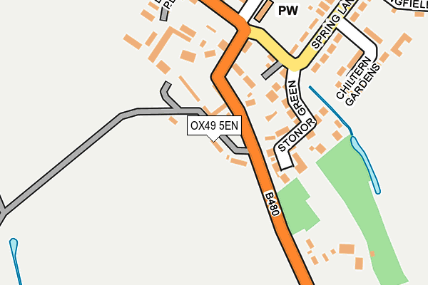 OX49 5EN map - OS OpenMap – Local (Ordnance Survey) OX49 5EN map - OS OpenMap – Local (Ordnance Survey)