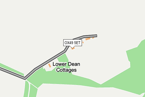OX49 5ET map - OS OpenMap – Local (Ordnance Survey) OX49 5ET map - OS OpenMap – Local (Ordnance Survey)