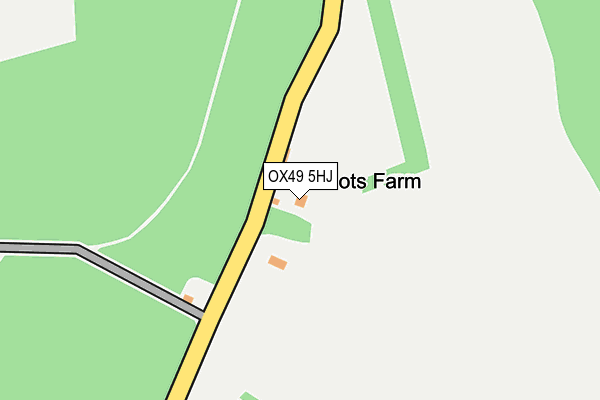 OX49 5HJ map - OS OpenMap – Local (Ordnance Survey) OX49 5HJ map - OS OpenMap – Local (Ordnance Survey)