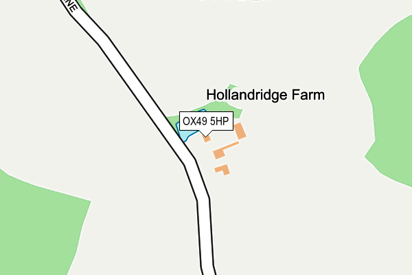 OX49 5HP map - OS OpenMap – Local (Ordnance Survey) OX49 5HP map - OS OpenMap – Local (Ordnance Survey)
