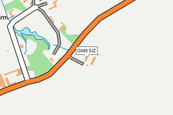 OX49 5JZ map - OS OpenMap – Local (Ordnance Survey) OX49 5JZ map - OS OpenMap – Local (Ordnance Survey)