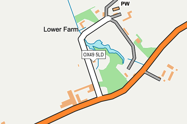 OX49 5LD map - OS OpenMap – Local (Ordnance Survey) OX49 5LD map - OS OpenMap – Local (Ordnance Survey)