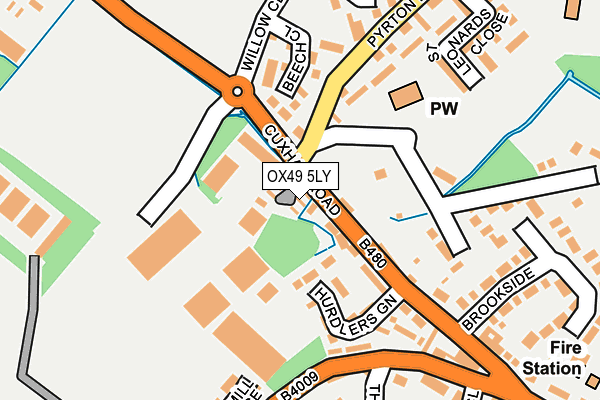 OX49 5LY map - OS OpenMap – Local (Ordnance Survey) OX49 5LY map - OS OpenMap – Local (Ordnance Survey)