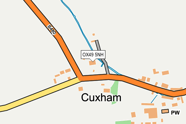 OX49 5NH map - OS OpenMap – Local (Ordnance Survey) OX49 5NH map - OS OpenMap – Local (Ordnance Survey)