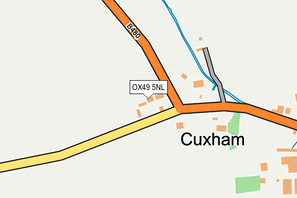 OX49 5NL map - OS OpenMap – Local (Ordnance Survey) OX49 5NL map - OS OpenMap – Local (Ordnance Survey)