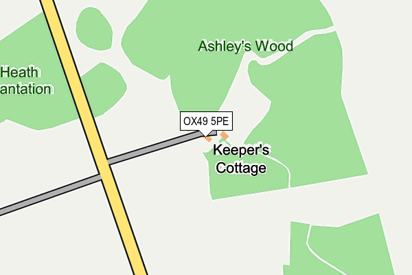 OX49 5PE map - OS OpenMap – Local (Ordnance Survey) OX49 5PE map - OS OpenMap – Local (Ordnance Survey)