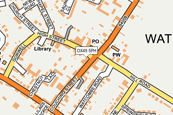 OX49 5PH map - OS OpenMap – Local (Ordnance Survey) OX49 5PH map - OS OpenMap – Local (Ordnance Survey)