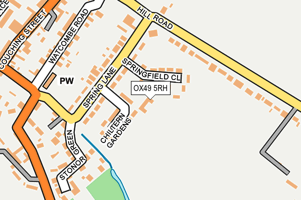 OX49 5RH map - OS OpenMap – Local (Ordnance Survey) OX49 5RH map - OS OpenMap – Local (Ordnance Survey)