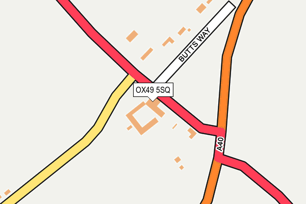 OX49 5SQ map - OS OpenMap – Local (Ordnance Survey) OX49 5SQ map - OS OpenMap – Local (Ordnance Survey)