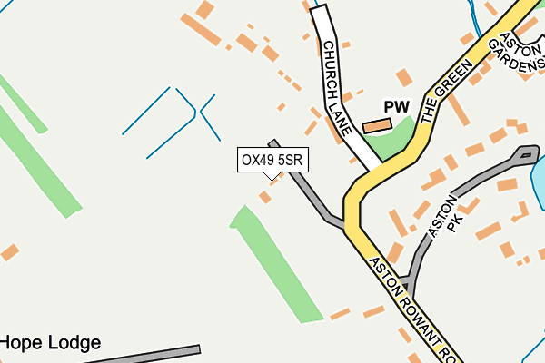 OX49 5SR map - OS OpenMap – Local (Ordnance Survey) OX49 5SR map - OS OpenMap – Local (Ordnance Survey)