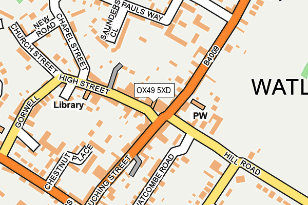 OX49 5XD map - OS OpenMap – Local (Ordnance Survey) OX49 5XD map - OS OpenMap – Local (Ordnance Survey)