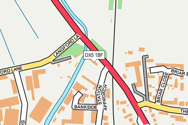 OX5 1BF map - OS OpenMap – Local (Ordnance Survey) OX5 1BF map - OS OpenMap – Local (Ordnance Survey)