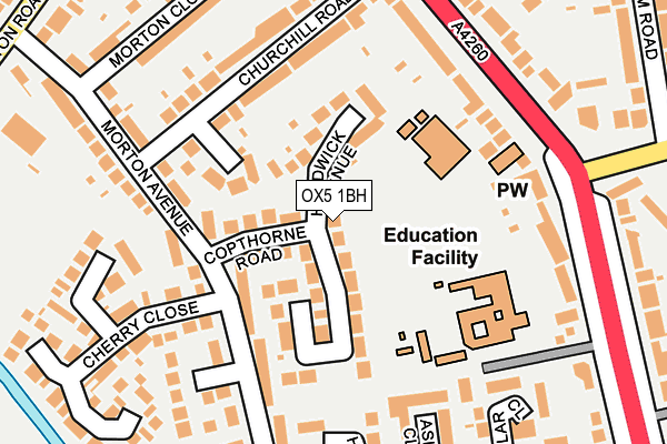 OX5 1BH map - OS OpenMap – Local (Ordnance Survey) OX5 1BH map - OS OpenMap – Local (Ordnance Survey)