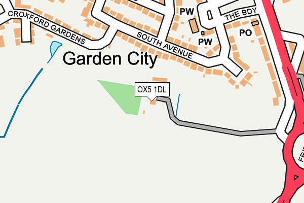 OX5 1DL map - OS OpenMap – Local (Ordnance Survey) OX5 1DL map - OS OpenMap – Local (Ordnance Survey)