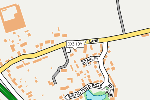 OX5 1DY map - OS OpenMap – Local (Ordnance Survey) OX5 1DY map - OS OpenMap – Local (Ordnance Survey)